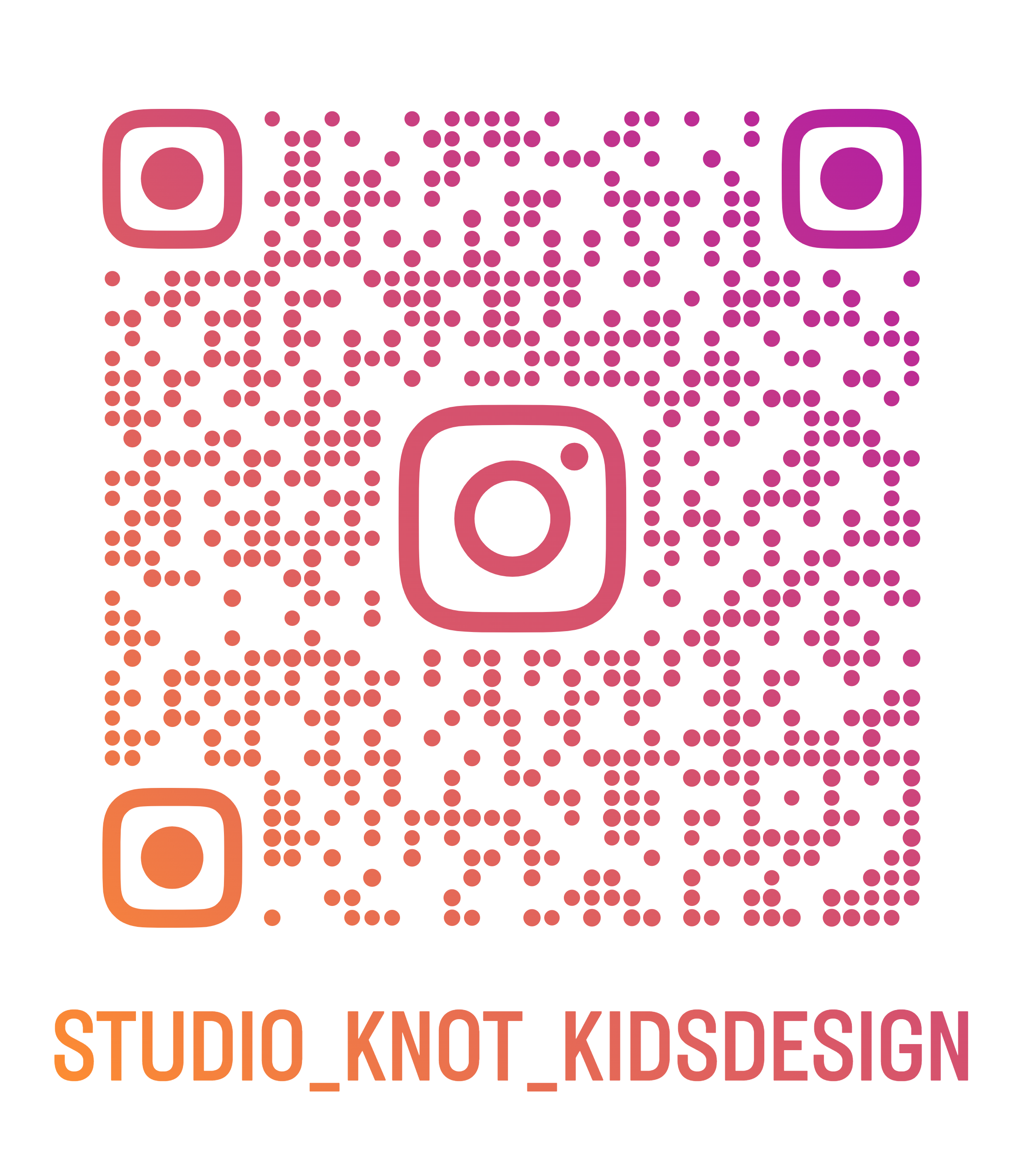 Studio Knot 公式 Instagram QRコード